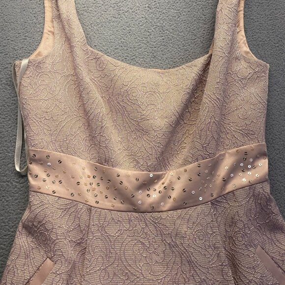 BCBG Paris Size 2 Betsy Dress,Blush,Pockets,Lined,Women's,Sleeveless,Preppy,Zipp - Picture 13 of 14